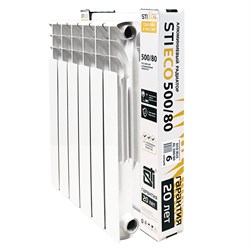 Радиатор алюминиевый STI ECO RUS AL 500/80 6 сек. 22731600000000 - фото 2387557