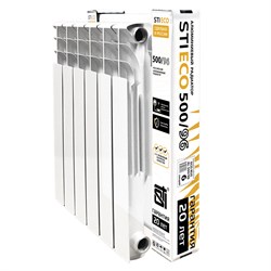 Радиатор алюминиевый STI ECO RUS AL 500/96 6 сек. 21481600000000 - фото 2387577