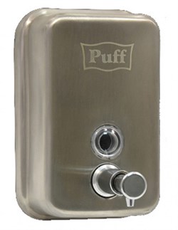 Для мыла Puff 8615m хром матовый 1000 мл M100992 - фото 2653540