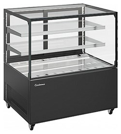 Витрина кондитерская Carboma KC71-110 VV 0,9-1 COSMO закрытая E126802 - фото 2921597