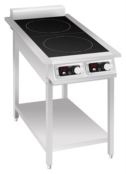 Плита индукционная INDOKOR IN3500-2PRO на подставке E246485 - фото 2957047