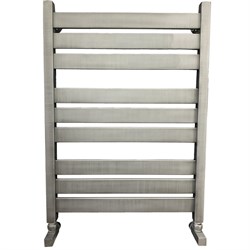 Водяной полотенцесушитель Ника ЛМ-7 80/50 Matt Antique Silver с вентилями M190029 - фото 4313393