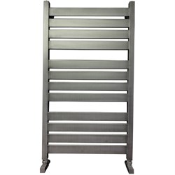 Водяной полотенцесушитель Ника ЛМ-7 100/50 Matt Antique Silver с вентилями M190025 - фото 4313416