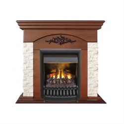 Пристенный электрокамин Real-Flame Neapolis STD/EUG WT (NT-315) с очагом 3D Oregan M187254 - фото 4741771