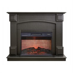 Электрокамин с эффектом живого огня и звуком Real-Flame Carolina 25,5/24 DN с очагом Irvine 24 M68372 - фото 4742689