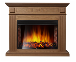 Пристенный электрокамин Electrolux EFP/P-3320RLS с порталом Firelight Bianco 30 дуб M138800 - фото 4747590