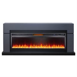 Линейный электрокамин Royal Flame Lindos Graphite Grey 60 (серый графит) с очагом Vision 60 LED M117993 - фото 4749638