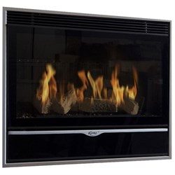 Встраиваемый газовый камин Karma ELEGANCE 67 Exclusive Slim line 15 silver M68750 - фото 4762811