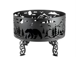 Уличный камин Fire bowls Лесная (60х60х3) M193678 - фото 4763125