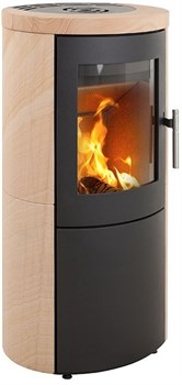 Дровяная печь ABX Aspen 5, черный, песчаник с верхней плитой M232316 - фото 4764657