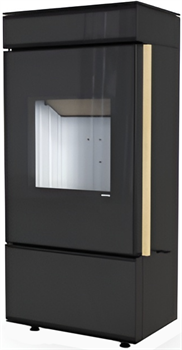 Дровяная печь DEFRO HOME CUBE mini, 6,6кВт, черная сталь M234511 - фото 4765014