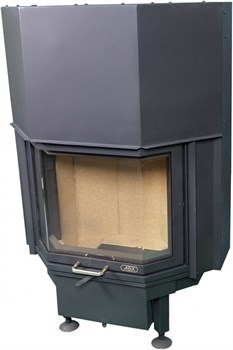 Фронтальная дровяная топка ABX Derby 6 каминная, призматическое стекло, гильотина M232333 - фото 4769105