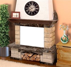 Облицовка для дровяных каминов MadeIra Flora Dark Chokolate М с800 M17938 - фото 4770299