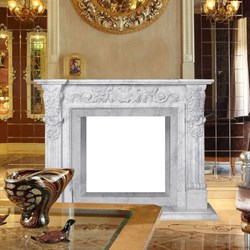Облицовка для дровяных каминов DeMarco GRACIA Carrara Light M18764 - фото 4770384