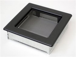 Вентиляционная решетка для камина Kratki 17х17 графитовая 17G M111855 - фото 4770796