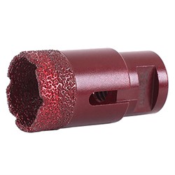 Коронка алмазная вакуумная Messer по камню 6х10х30хM14 (сухое и мокрое сверление) 167-067111 - фото 4831616