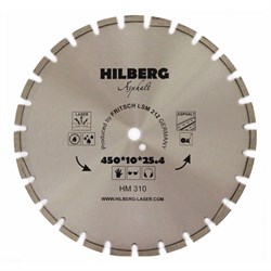 Диск алмазный Hilberg Asphalt Laser 450 мм (сегментный, с защитным зубом) 142-022763 - фото 4835972
