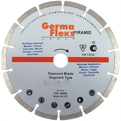 Диск алмазный GermaFlex сегмент 250х32 мм S резка сухая (Piramid) 142-082834 - фото 4836330