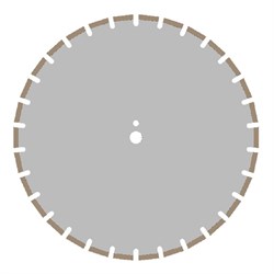 Алмазный диск НИБОРИТ Железобетон Плита d 500x25,4 L 142-105553 - фото 4837304