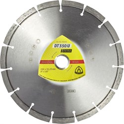 Алмазный диск KLINGSPOR 230x2,6x22,23/15S/10/S/DT/EXTRA/DT350U 142-091541 - фото 4838891