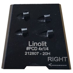Франкфурт алмазный Linolit #PCD4x1/4 MB_LN RIGHT (правый) (Коготь) 206-148238 - фото 4840271