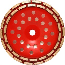 Чашка алмазная Trio Diamond d 230 мм двухрядная 207-055901 - фото 4847656