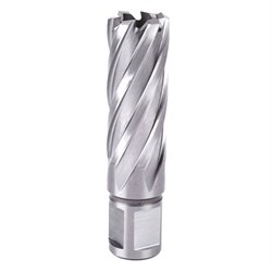 Сверло корончатое по металлу ПрофОснастка d 22 L=55/88 мм №15 Weldon19 HSS M2 252-147550 - фото 4864392