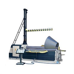 Станок вальцовочный гидравлический Sahinler 4R HS 20 x 245 мм 425-099355 - фото 4890235