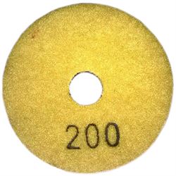 Круг алмазный шлифовальный гибкий Spektrum 200 грит / 175 мм (желтый) 298-001633 - фото 5349793