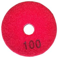 Круг алмазный шлифовальный гибкий Spektrum 100 грит / 100 мм (красный) 298-001642 - фото 5349807