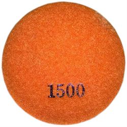 Круг алмазный шлифовальный гибкий Spektrum 1500 грит / 100 мм (оранжевый) 298-001639 - фото 5349811