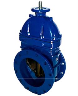 Задвижка клиновая NewKey ZKip 6   Ду150 Ру16 фланцевая под привод, корпус - чугун, уплотнение - NBR D040-07665 - фото 5368252