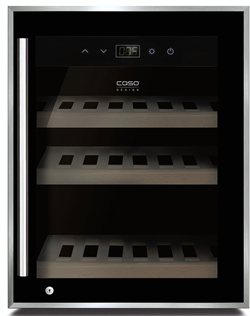 Отдельностоящий винный шкаф CASO WineSafe 12 Black M128511 - фото 5375747