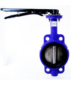 Затвор дисковый поворотный Dendor 017W(нж) Ду40 Ру16 межфланцевый чугунный с рукояткой D050-05552 - фото 5383597