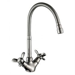 Смеситель для кухни ROSSINKA Q02-75 с гибким изливом T0023852 - фото 5406491