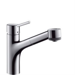 Смеситель для кухни HANSGROHE Talis S с выдвижной лейкой 32841000 T0013289 - фото 5407513