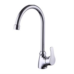 Смеситель для кухни Zenta Файн R-излив, картридж 25 мм, хром, Z1407_R T0030541 - фото 5407852