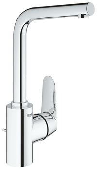 Смеситель для кухни GROHE Eurodisc Cosmopolitan с высоким изливом, хром, 23054003 T0048243 - фото 5408464