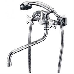Смеситель для ванны Zenta Flex, излив 300 мм Z0702_R T0030494 - фото 5410547