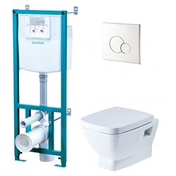 Комплект унитаз с инсталляцией Santek Нео 1WH501543 T0024694 - фото 5438202