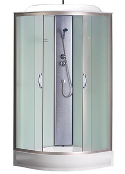 Душевая кабина Loranto 80*80*215 низ. поддон 13 см, матовый, стекло 4мм, CS-6681F 80*80*215 T0062142 - фото 5445424