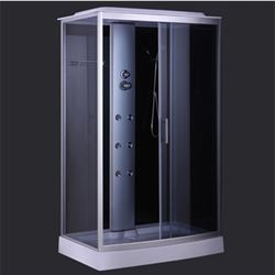 Душевая кабина COMFORTY 303, серое стекло,задн.,черн.,стекл.панель,1200*800*2150, 00004150313 T0006714 - фото 5445485
