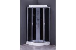 Душевая кабина Loranto низrbq поддон 13 см, черная, стекло 4мм, 80*80*215, CS-6681G T0057839 - фото 5445893