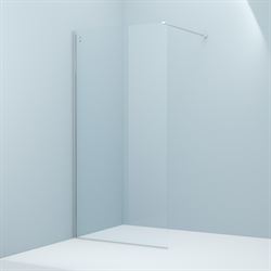 Душевое ограждение IDDIS Slide перегородка Walk In, хром 100x195, SLI8CS0i23 T0045318 - фото 5447843