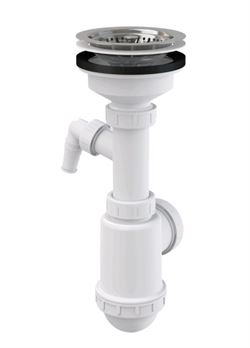 ALCA PLAST Сифон для мойки с нержавеющей решеткой O115 A446P T0000462 - фото 5452408