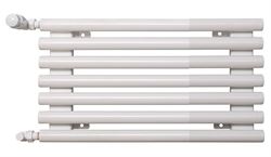 Стальной трубчатый радиатор 1-колончатый Velar R32 500 H7 Бок 9016 мат M231686 - фото 5613652