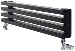 Стальной трубчатый радиатор 1-колончатый Velar P30 750 H8 Л50 9005 мат M254996 - фото 5614498