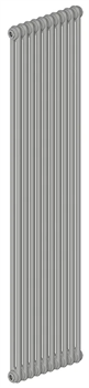 Стальной трубчатый радиатор 2-колончатый IRSAP TESI 21800/10 Т30 cod.03 (серый Манхэттен) (RR218001003A430N01) M130917 - фото 5623215