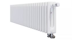 Стальной трубчатый радиатор 3-колончатый Zehnder Charleston Completto 3037/26/V001/RAL 9016 M178415 - фото 5641883