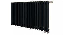 Стальной трубчатый радиатор 3-колончатый Zehnder Charleston Completto 3057/20/V001/RAL 9217 M178470 - фото 5641984